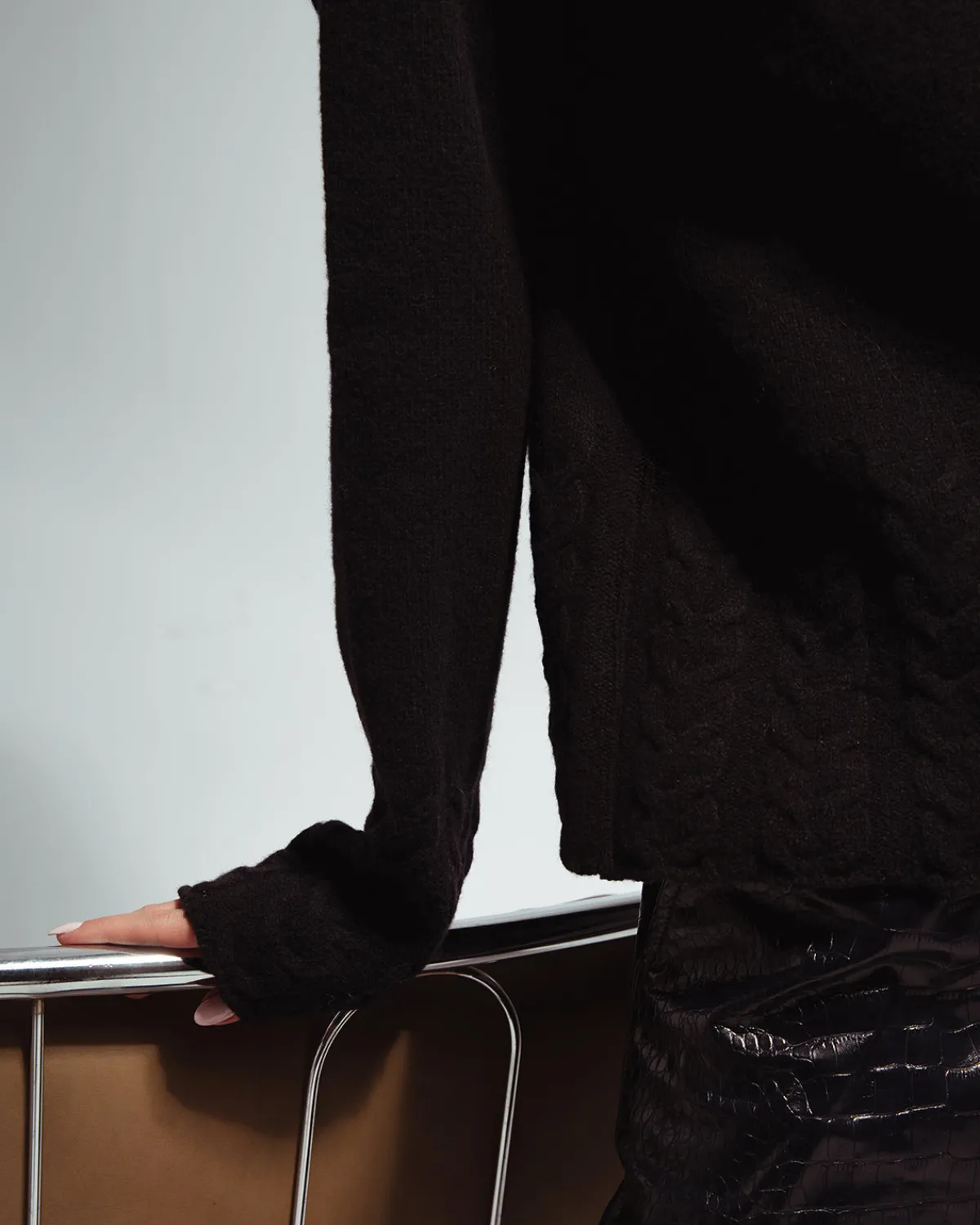 ARIE RULLEKRAVE-SWEATER - ULD<Randers Best
