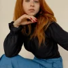 AVA PEACE SILK BLUSE<Randers Sale