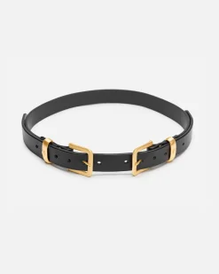 BUCKINGHAM LOOP DOUBLE BÆLTE GULD<Randers New