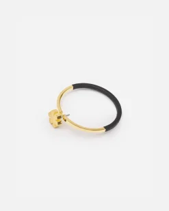 CHUNKY LÆDER HOOP ØRERINGE<Randers Sale