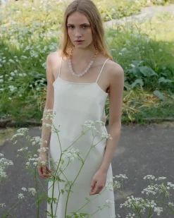 CRYSTAL PEARL HALSKÆDE – ROSENKVARTS<Randers New