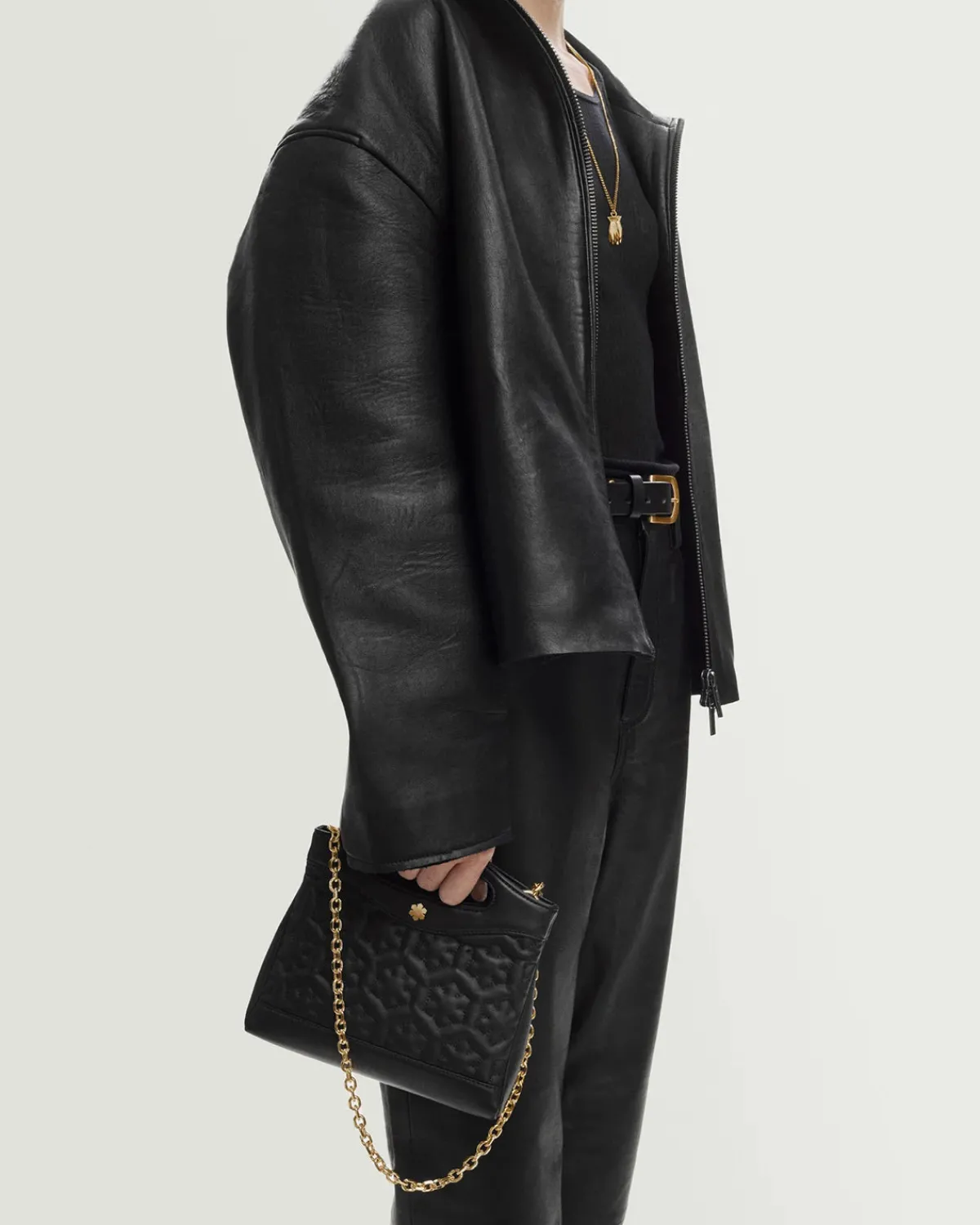 ISABELLA KEYHOLE CLUTCH<Randers New