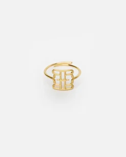 RH MONOGRAM RING<Randers Hot